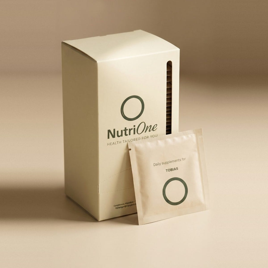 Box NutriOne de 30 sachets et un sachet quotidien